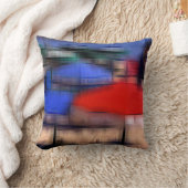 ビーチのデジタル効果スタイル"impression" クッション (ブランケット)