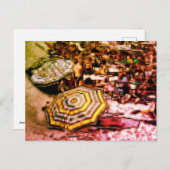 ビーチのデジタル効果スタイル"impression" シーズンポストカード (正面/裏面)