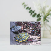 ビーチのデジタル効果スタイル"impression" シーズンポストカード (スタンド正面)