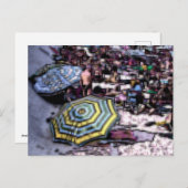 ビーチのデジタル効果スタイル"impression" シーズンポストカード (正面/裏面)