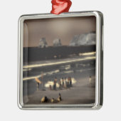 ビーチのデジタル効果スタイル"impression" メタルオーナメント (左)