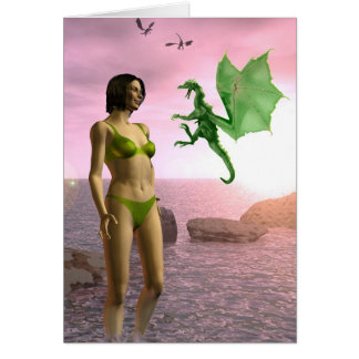 ビーチのドラゴン