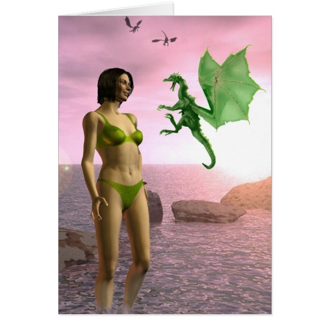 ビーチのドラゴン (正面)