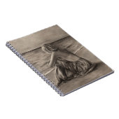 ビーチのノートの女の子 ノートブック (右側)