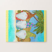 ビーチのノーム ジグソーパズル (横)