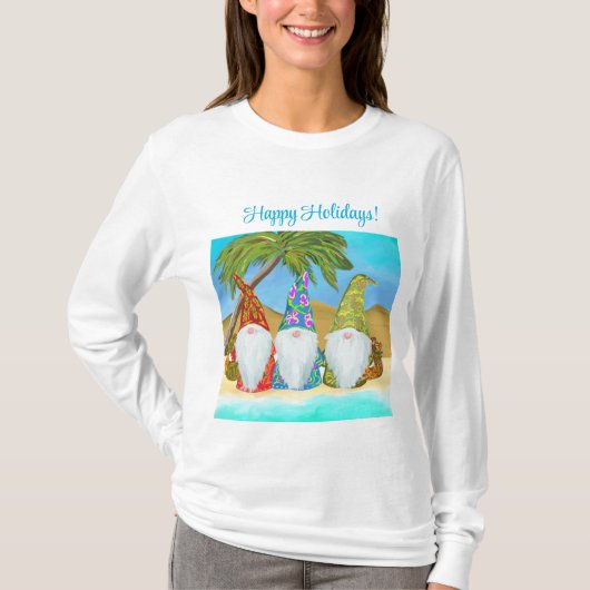 ビーチのノーム Tシャツ (正面)