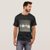 ビーチのハグとキスのフォトTシャツ Tシャツ (正面フル)