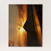 ビーチのハワイの日の出 ジグソーパズル (縦)