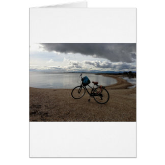 ビーチのバイク