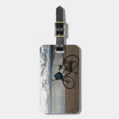 ビーチのバイク ラゲッジタグ (正面縦)