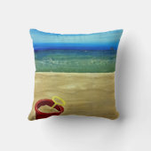 ビーチのバケツ クッション (裏面)