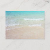 ビーチのバック結婚グラウンド詳細エンクロージャカード エンクロージャーカード (裏面)