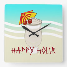 ビーチのバーの楽しい時間Piña Colada