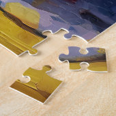 ビーチのバーセンジ、愛犬家の夏のギフト ジグソーパズル (側面)