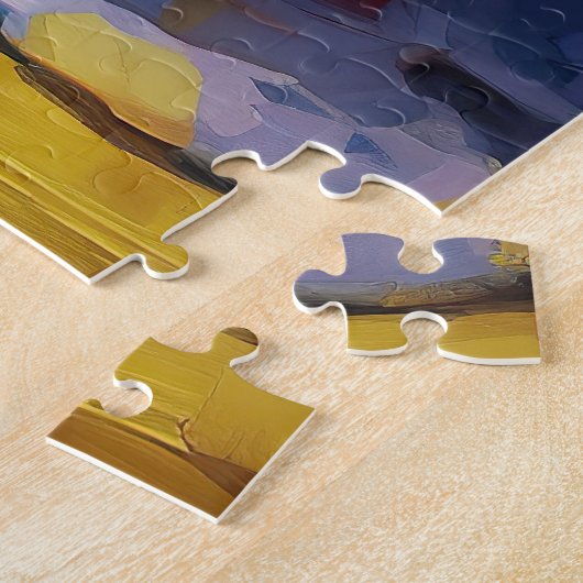 ビーチのバーセンジ、愛犬家の夏のギフト ジグソーパズル (側面)