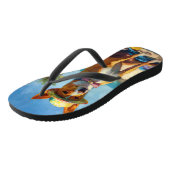 ビーチのバーセンジ、愛犬家の夏のギフト ビーチサンダル (アングル)