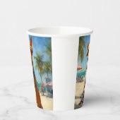 ビーチのバーセンジ、愛犬家の夏のギフト 紙コップ (左)