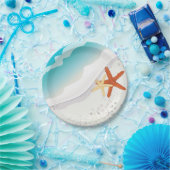 ビーチのパーティー ペーパープレート (パーティー)