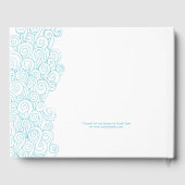 ビーチのヒトデの特性とゲストブック ゲストブック (裏面)