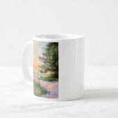 ビーチのビストロのマグ コーヒーマグカップ (正面左)