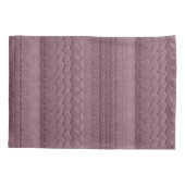 ビーチのピンクのタイヤトラック 枕カバー (裏面)