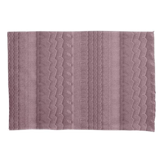 ビーチのピンクのタイヤトラック 枕カバー (正面)