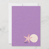 ビーチのフェスティバル ホリデー フラット カード フォト グリーティング (裏面)