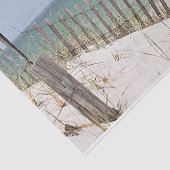 ビーチのフェンス越しにオーシャンビュー 薄葉紙 (詳細)