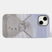 ビーチのフロスティー雪だるま Case-Mate iPhoneケース (裏面 (横))