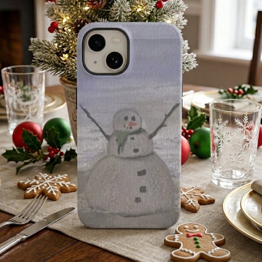 ビーチのフロスティー雪だるま Case-Mate iPhoneケース