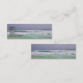 ビーチのプロフィールカード スキニー名刺 (正面/裏面)