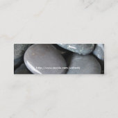 ビーチのプロフィールカード スキニー名刺 (裏面)