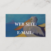 "ビーチのペリカン"、-名刺 名刺 (裏面)