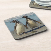 ビーチのペンギンカップル コースター (左側)