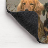 ビーチのマウスパッドのダックスフント マウスパッド (コーナー)