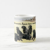 ビーチのマグのラブラドル・レトリーバー犬 コーヒーマグカップ (中央)