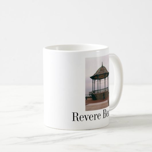 ビーチのマグを尊敬して下さい コーヒーマグカップ (正面右)