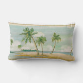 ビーチのヤシの木の装飾用クッション ランバークッション (裏面)