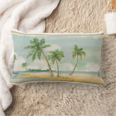 ビーチのヤシの木の装飾用クッション ランバークッション (ブランケット)
