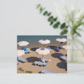 ビーチのラウンジ|ローデスのDodecaneseの島、ギリシャ ポストカード (スタンド正面)