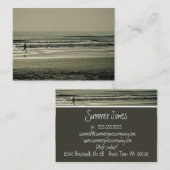 ビーチのランナー 名刺 (正面/裏面)