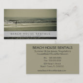 ビーチのランナー 名刺 (正面/裏面)