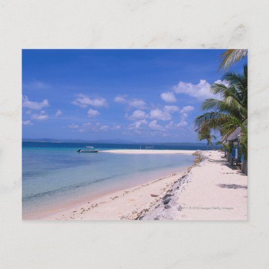 ビーチのリゾート ポストカード (正面)