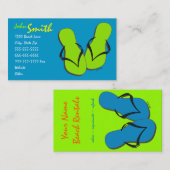 ビーチのレンタルの名刺 名刺 (正面/裏面)