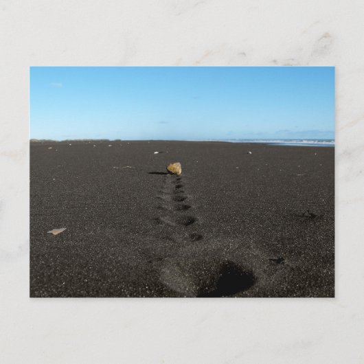 ビーチのローリング・ストーン ポストカード (正面)