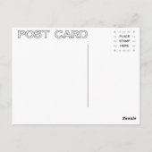 ビーチのヴィンテージの写真のEdwardianのピクニック ポストカード (裏面)