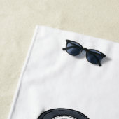 ビーチの乳母車(青いopentop)タオル ビーチタオル (インサイチュ)