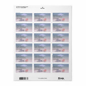 ビーチの休憩室 ラベル (フルシート)