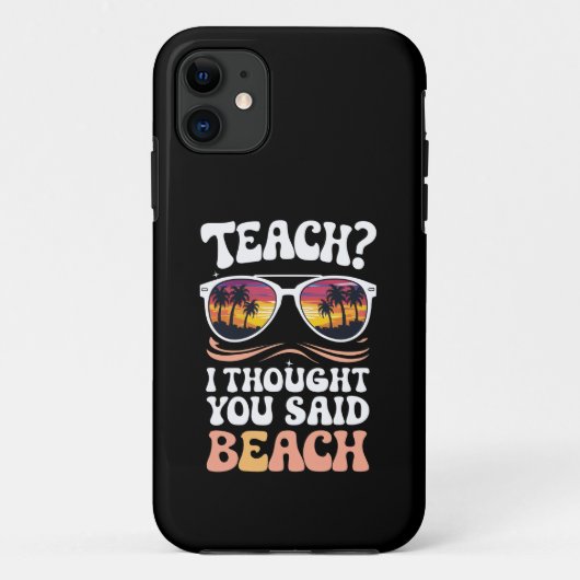 ビーチの先生だと思ったわ 教えるのが好きなグルーヴィーさん Case-Mate iPhoneケース (裏面)