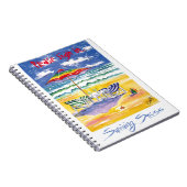 ビーチの写真のノート ノートブック (右側)